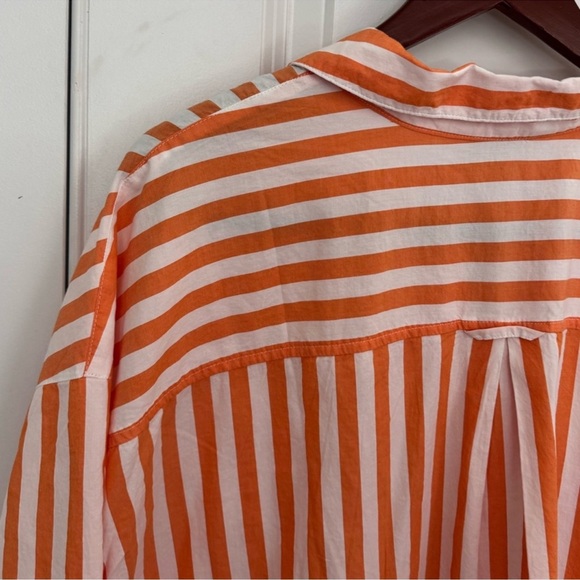 Old Navy Striped "The Boyfriend" Shirt - Picture 9 of 12